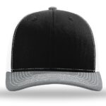 Richardson 112 Tri - Black / White / Heather Grey